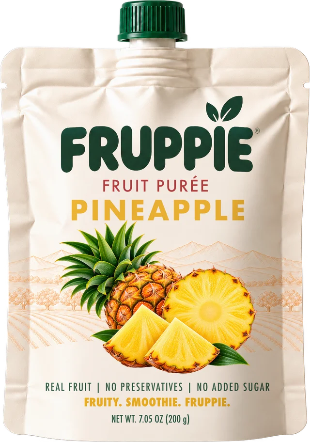 FRUPPIE Pineapple fruit purée pouch