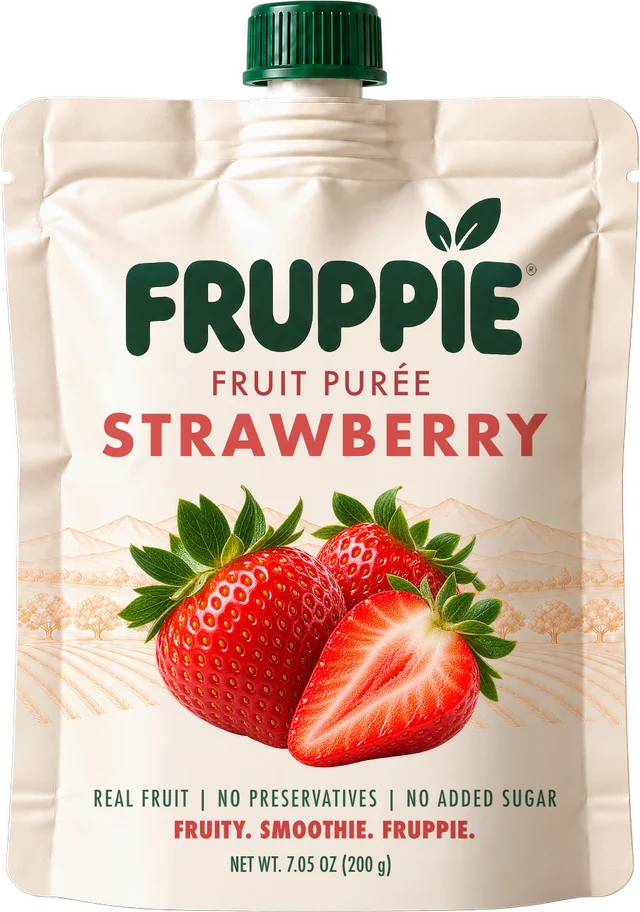 FRUPPIE Strawberry fruit purée pouch